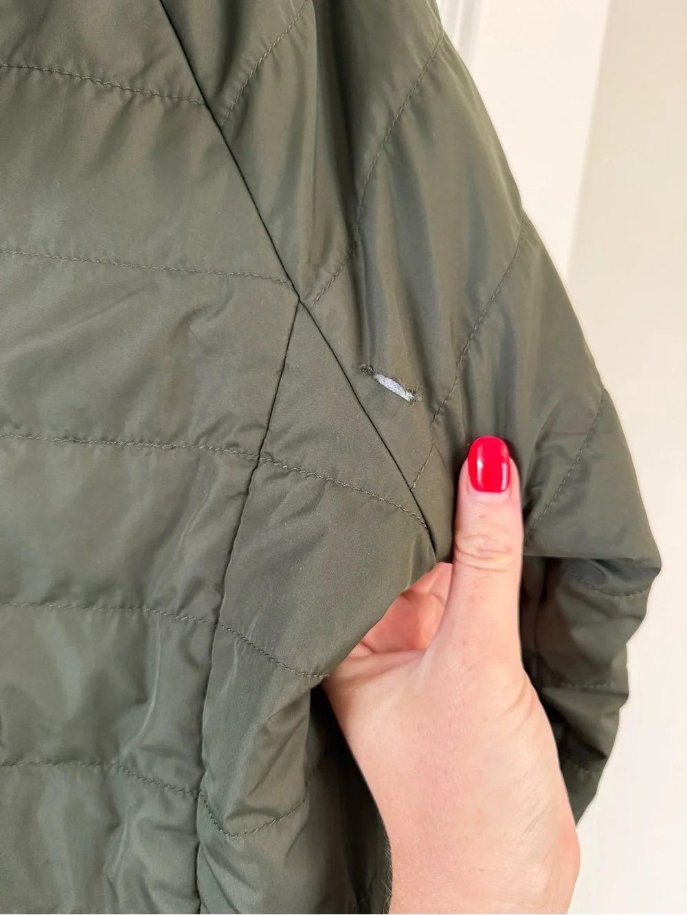 J.Crew Puffer Quarter Zip Hoodie
